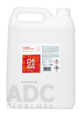 Levně 44 ENTERPRISE, s.r.o. DR.44 OKAMŽITÁ DEZINFEKCE dezinfekční roztok (85% ethanol) 1x5000 ml 5000ml