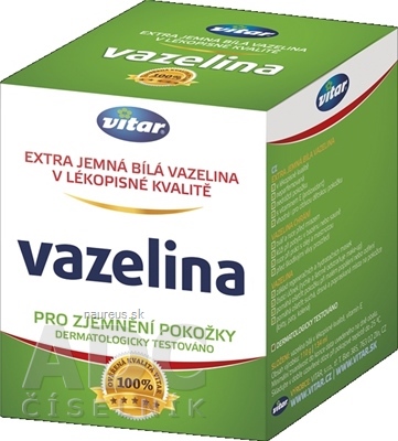 Levně VITAR s.r.o. VITAR Vazelína extra jemná bílá 1x110 g 110 g