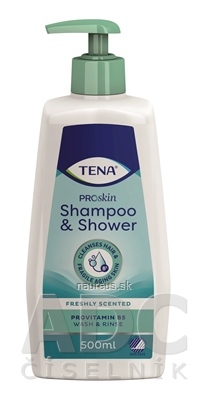 Levně Essity TENA ŠAMPON A SPRCHOVÝ GEL (Shampoo &amp; Shower) 1x500 ml 500 ml