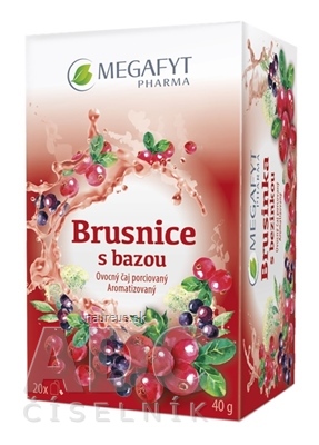 Levně Megafyt Pharma s.r.o. MEGAFYT Brusinky s bezem ovocný čaj 20x2 g (40 g)