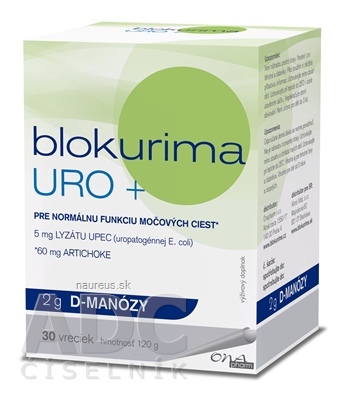 Levně Biomedica, spol. s r.o. Blokurima URO + 2g D-manosy kapsy 1x30 ks 30 ks