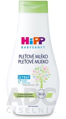Levně Hipp Beteiligungs AG HiPP BABYSANFT Pleťové mléko šetrné, s Bio mandlovým olejem (inov. 2022) 1x350 ml