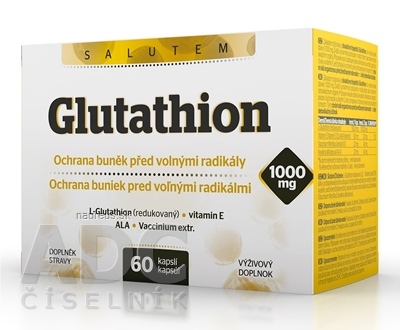 Levně Salutem Pharma s.r.o. Glutathion 1000 mg SALUTEM cps 1x60 ks 1000mg