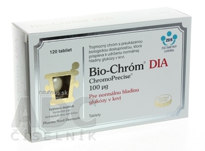 Levně PHARMA NORD ApS Bio-CHROM DIA 100 mikrogramů tbl 1x120 ks 120 ks