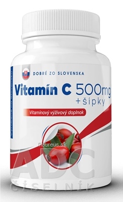 Levně BENEVIT, s.r.o. Dobré z CZ Vitamin C 500 mg + šipky tbl 1x100 ks