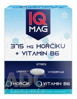Iq mag hořčík 375 mg + vitamin b6 tbl 1x60 ks