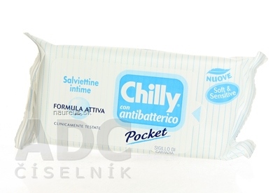 Levně SILCEP Chilly Antibacterial ubrousky 1x12 ks 12 ks