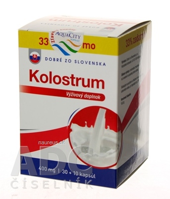 Levně Dobré zo Slovenska, s.r.o Dobré z SK Kolostrum 400 mg cps 30 + 10 zdarma (40 ks) 40 ks