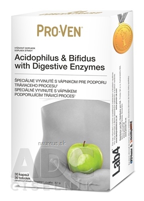 Levně Cultech Limited PRO-VEN Acidophilus &amp; Bifidus cps with Digestive Enzymes 1x30 ks 30 ks