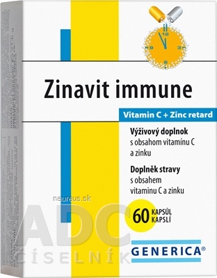Levně GENERICA spol. s r.o. GENERICA Zinavit immune cps 1x60 ks 60 ks