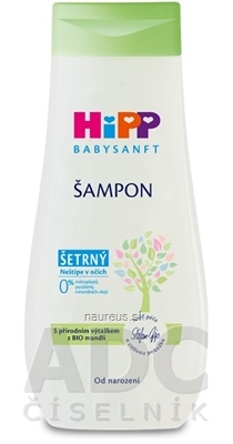 Levně Hipp Beteiligungs AG HiPP BABYSANFT Šampon šetrný, s výtažkem z Bio mandlí (inov.2022) 1x200 ml