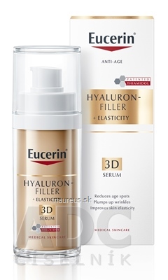 Levně BEIERSDORF AG Eucerin HYALURON-FILLER + Elasticity 3D SERUM anti-age sérum 1x30 ml 30ml