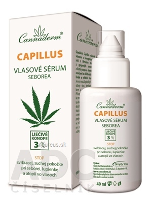 Levně Simply You Pharmaceuticals a.s. Cannaderm Capillus - vlasové sérum seborea 1x40 ml 40 ml
