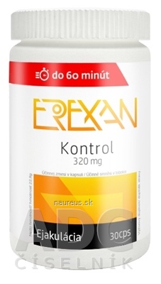 Levně Augeri s.r.o. EREXAN Kontrol 320 mg cps pro muže 1x30 ks 1 x 8 ks