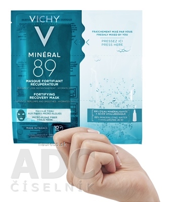 Levně VICHY Laboratoires VICHY MINERAL 89 Hyaluron Booster pleťová maska 1x29 g 29 g