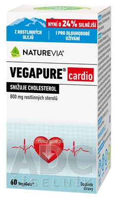 Levně SWISS CAPS AG SWISS NATUREVIA VEGAPURE cardio 800 mg cps 1x60 ks