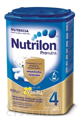 Levně Nutricia a.s. Nutrilon 4 Pronutra Vanilla batolecí mléčná výživa v prášku (od ukonč. 24. měsíce) 1x800 g 800 g