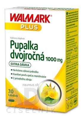 Levně WALMARK, a.s. WALMARK Pupalka dvouletá 1000 mg cps (inů. 2019) 1x30 ks 1000mg