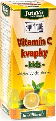 Levně JuvaPharma Kft. JutaVit Vitamin C kapky - kids 1x30 ml 30 ml