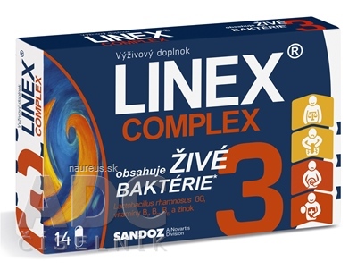Levně LEK Pharmaceuticals d.d. LINEX COMPLEX cps 1x14 ks 14 ks