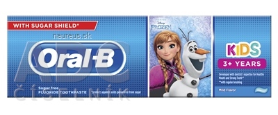 Levně PROCTER & GAMBLE Oral-B KIDS Frozen/Cars dětská zubní pasta (od 3 let) (inov.2022) 1x75 ml