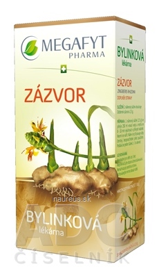 Levně Megafyt Pharma s.r.o. MEGAFYT Bylinková lékárna ZÁZVOR bylinný čaj 20x1,5 g (30 g) 20 x 1.5 g
