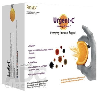 Levně Cultech Limited Pro-Ven Urgent-C Everyday Immune Support sáčky se šumivým práškem 1x30 ks