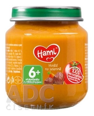 N.V. Nutricia (Groupe DANONE) Hami příkrm Hovězí na zelenině (od ukonč. 6. měsíce) 1x125 g 