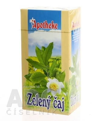 Levně MEDIATE s.r.o. APOTHEKE Zelený čaj 20x1,5 g (30 g) 20 x 1.5 g
