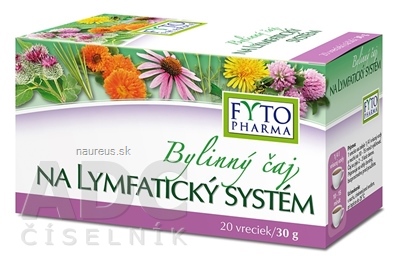 Levně FYTOPHARMA, a.s. FYTO Bylinný čaj NA lymfatický systém 20x1,5 g (30 g) 20 ks