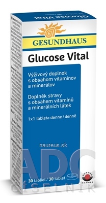 Levně Mauermann-Arzneimittel KG Glucose Vital tbl 1x30 ks 30 ks