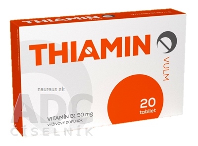 Levně VULM s.r.o. VULM Thiamin tbl (vitamin B1 50 mg) 1x20 ks 20 ks