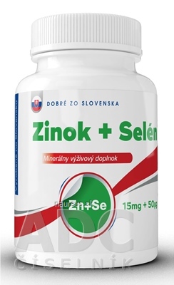 Levně BENEVIT, s.r.o. Dobré z SK Zinek 15 mg + Selen 50 μg tbl 100+20 zdarma (120 ks)