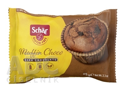 Levně Dr. Schär AG Schär MUFFIN CHOCO jemné pečivo bez lepku, kakaové 1x65 g