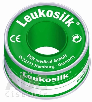 Levně BSN Medical GmbH LEUKOSILK náplast na cívce, 2,5cm x 5m, 1x1 ks