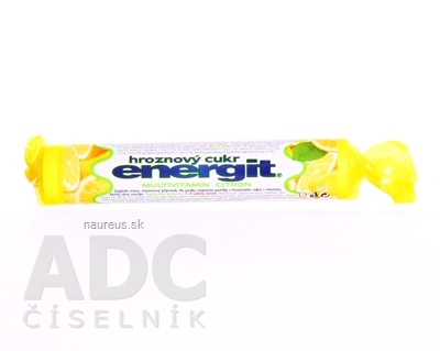 Levně VITAR s.r.o. Energit hroznový cukr MULTIVITAMÍN, Citron pastilky 1x17 ks (37,4 g) 17 ks
