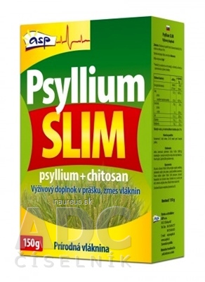Levně A S P s.r.o. asp Psyllium SLIM prášek, směs vláknin 1x150 g 150 g