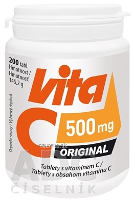 Levně Vitabalans Oy Vitabalans Vita C 500 mg ORIGINAL tbl 1x200 ks