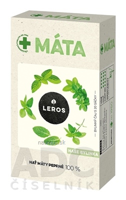 LEROS, s r.o. LEROS MÁTA bylinný čaj, nálevové sáčky (inov.2021) 20x1,5 g (30 g) 