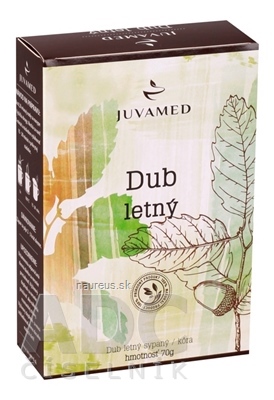 Levně JUVAMED s.r.o. JUVAMED DUB LETNÍ - KŮRA bylinný čaj sypaný 1x70 g 70 g