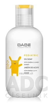Levně BABÉ LABORATORIOS Babe DÍTĚ Atopický koupelový gel (Pediatric Emollient soap, atopic skin) 1x200 ml 200 ml