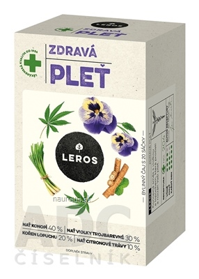 Levně LEROS, s r.o. LEROS ZDRAVÁ PLEŤ nálevové sáčky (inů 2021) 20x1,5 g (30 g)
