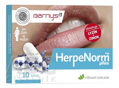 Levně BioPol GN s.r.o. div. Pharma United Ltd. (CAN) Barnys HerpeNorm plus cps 1x10 ks