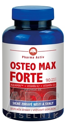 Levně ADITIVA CZ, s.r.o. Pharma Activ OSTEO MAX FORTE tbl 1x90 ks
