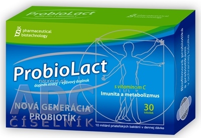 Levně Pharmaceutical Biotechnology s.r.o. ProbioLact cps (s vitamínem C) 1x30 ks