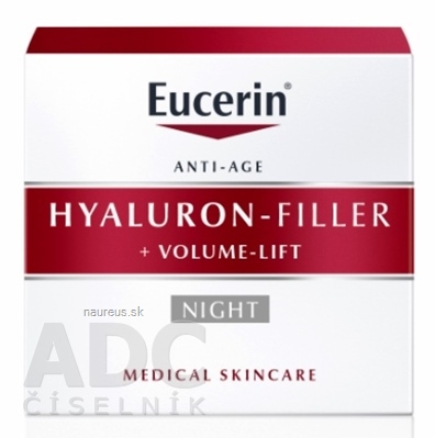 Levně BEIERSDORF AG Eucerin HYALURON-FILLER + Volume-Lift Noční krém Anti-Age 1x50 ml 50 ml