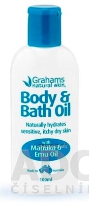 Levně Grahams Natural Alternatives Pty Ltd Grahams Natural Body &amp; Bath Oil olej 1x100 ml