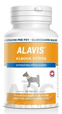 Levně FAVEA spol. s r.o. ALAVIS Kloubní výživa tbl pro psy 1x90 ks 90 ks