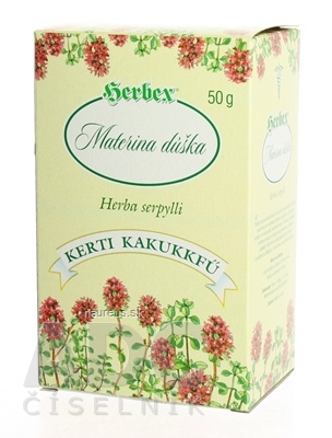 Levně HERBEX spol. s r.o. HERBEX Mateřídouška sypaný čaj 1x50 g 50 g