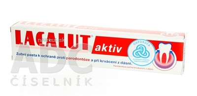 Levně Dr. Theiss Naturwaren GmbH LACALUT AKTIV Zubní pasta 1x75 ml 75 ml